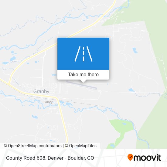 County Road 608 map