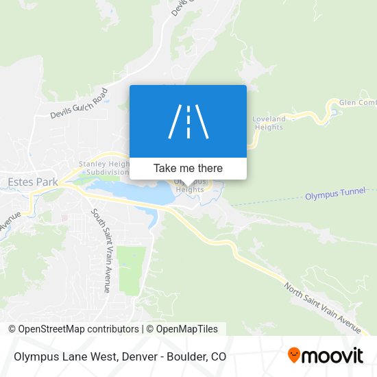 Olympus Lane West map