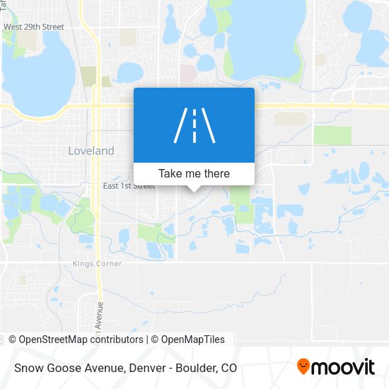 Snow Goose Avenue map