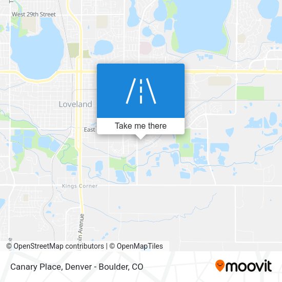 Canary Place map