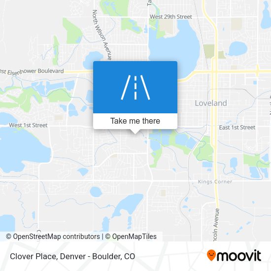 Clover Place map