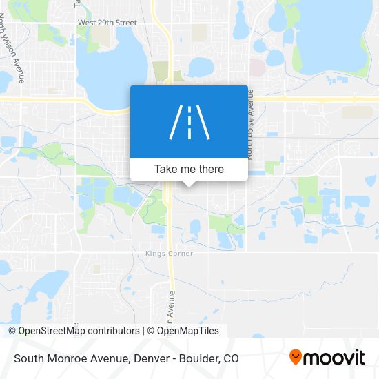 South Monroe Avenue map