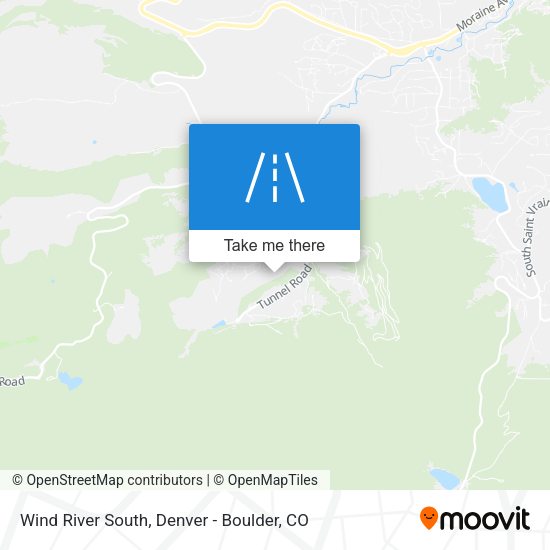Mapa de Wind River South