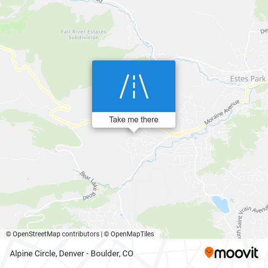 Alpine Circle map
