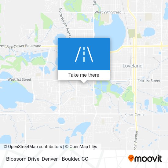 Blossom Drive map