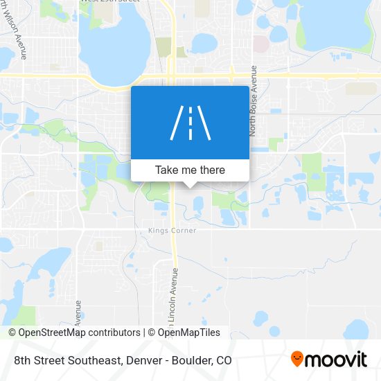 Mapa de 8th Street Southeast