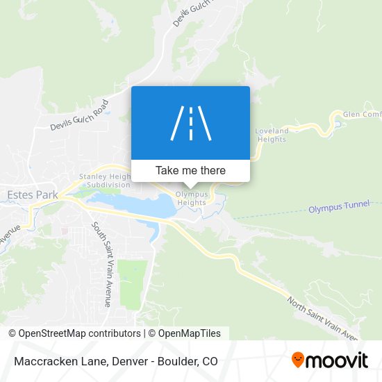 Maccracken Lane map