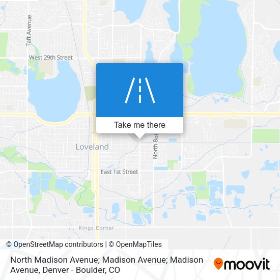 North Madison Avenue; Madison Avenue; Madison Avenue map