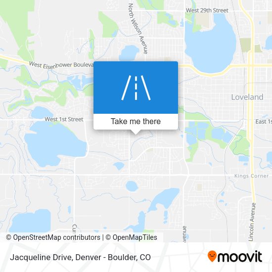 Jacqueline Drive map