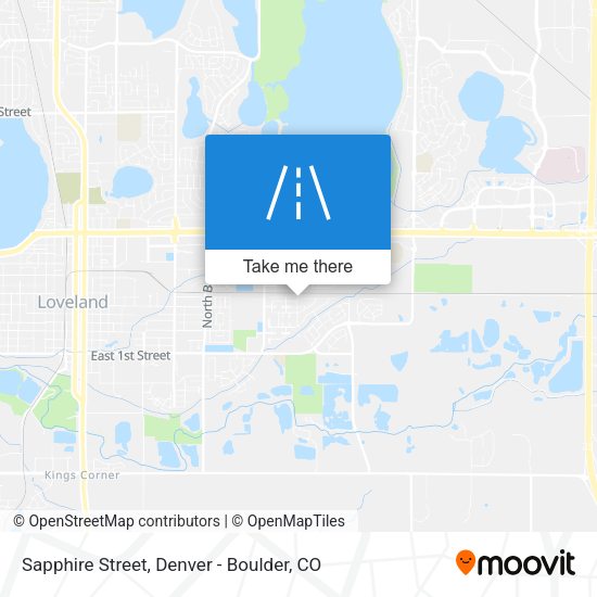 Sapphire Street map