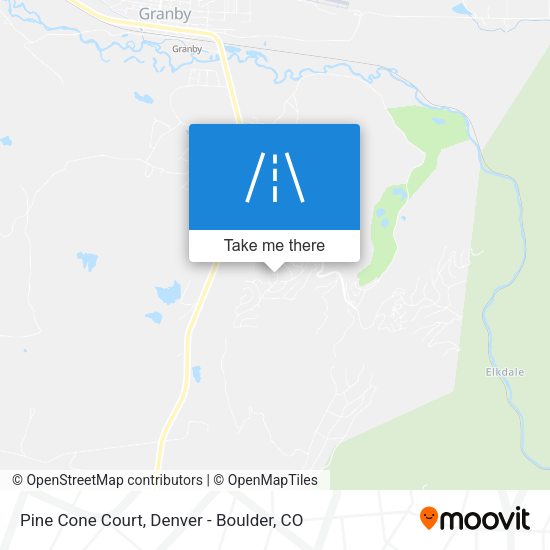 Pine Cone Court map
