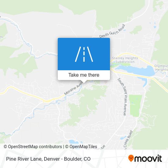 Pine River Lane map