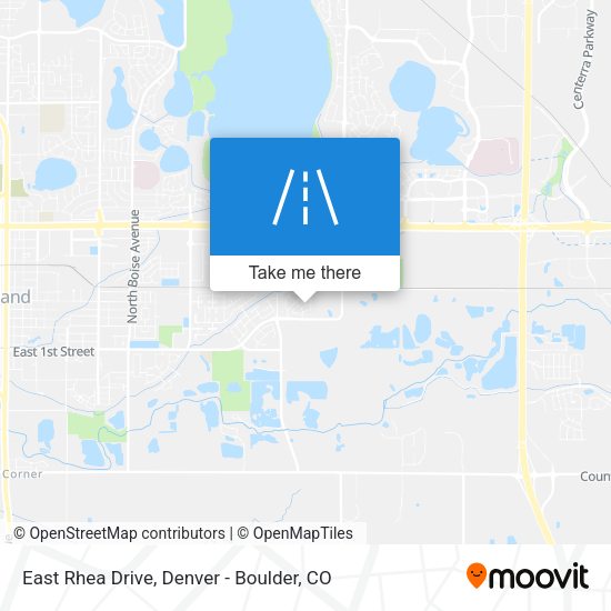 Mapa de East Rhea Drive