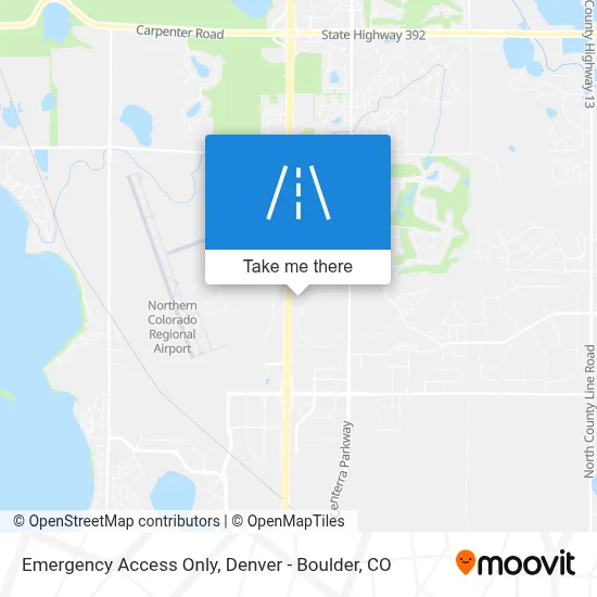 Emergency Access Only map