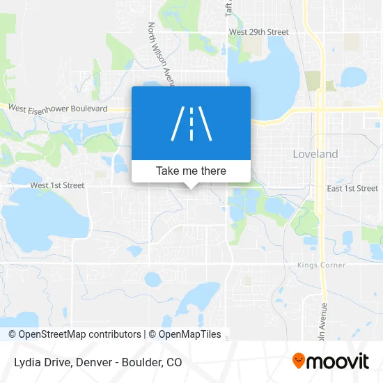 Lydia Drive map