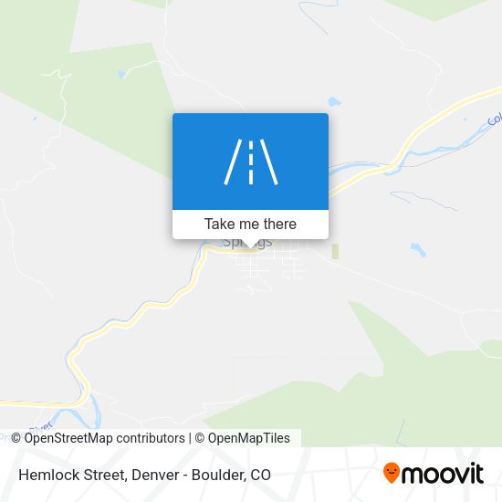 Mapa de Hemlock Street
