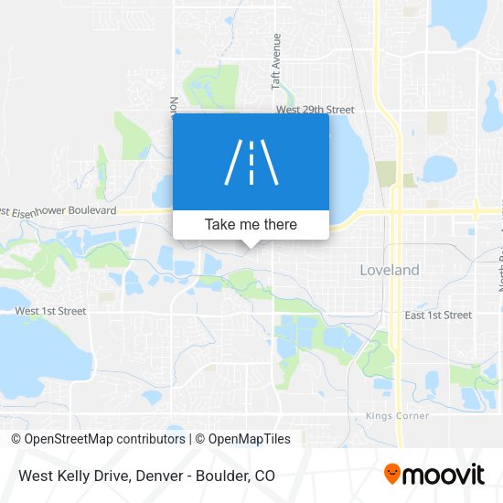 West Kelly Drive map