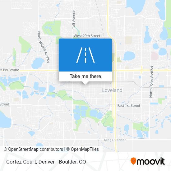 Cortez Court map