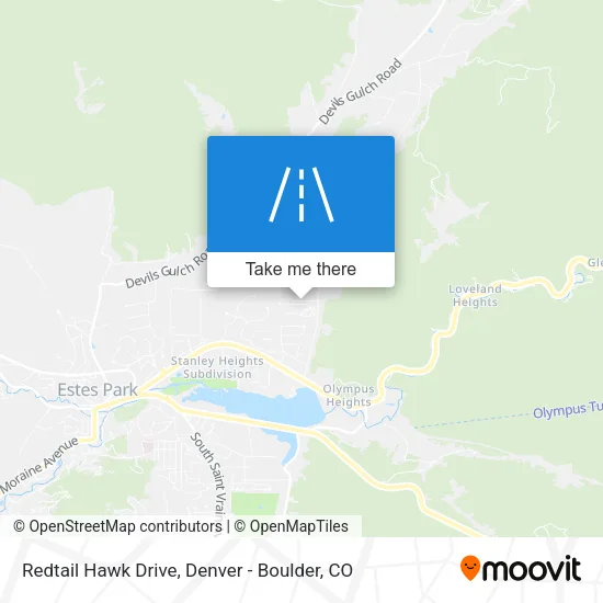 Redtail Hawk Drive map