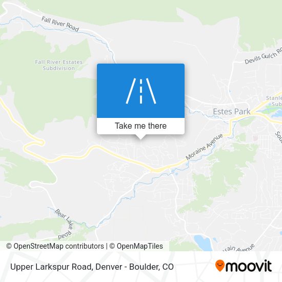 Mapa de Upper Larkspur Road