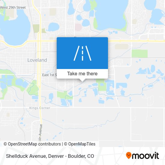 Shellduck Avenue map