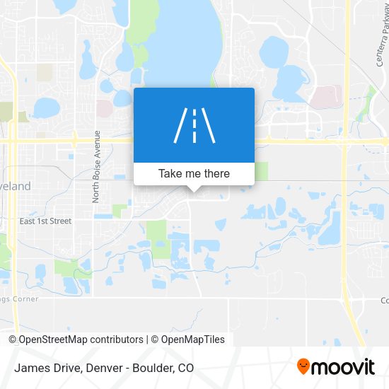 Mapa de James Drive