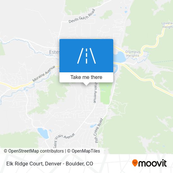 Mapa de Elk Ridge Court