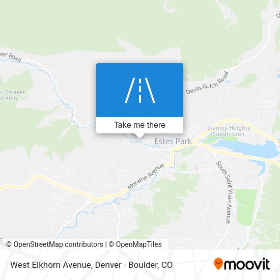West Elkhorn Avenue map