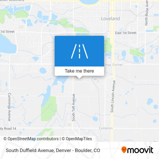 Mapa de South Duffield Avenue