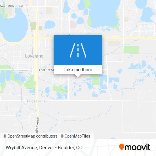 Wrybill Avenue map