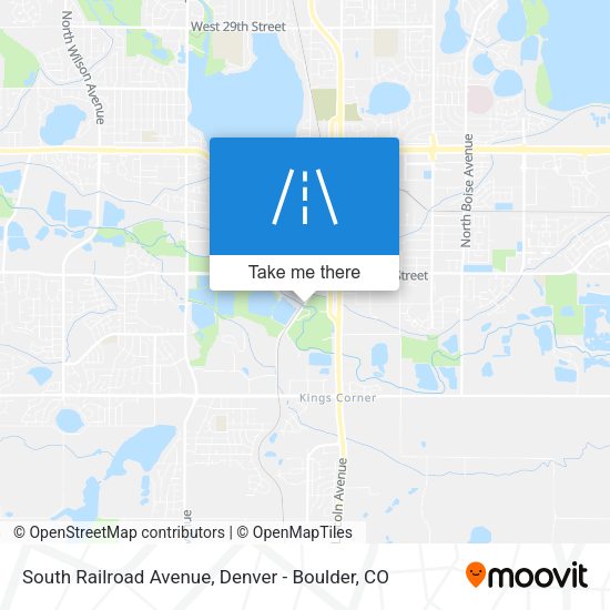 South Railroad Avenue map