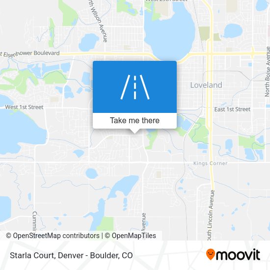 Starla Court map