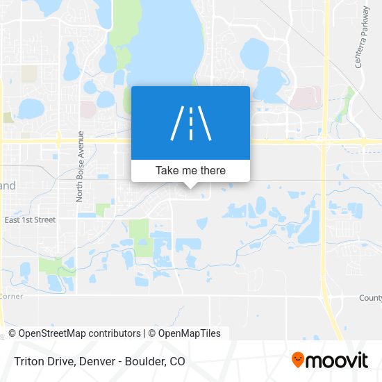 Triton Drive map