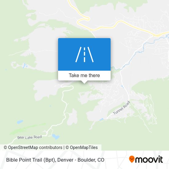 Mapa de Bible Point Trail (Bpt)