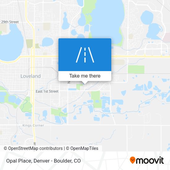 Mapa de Opal Place