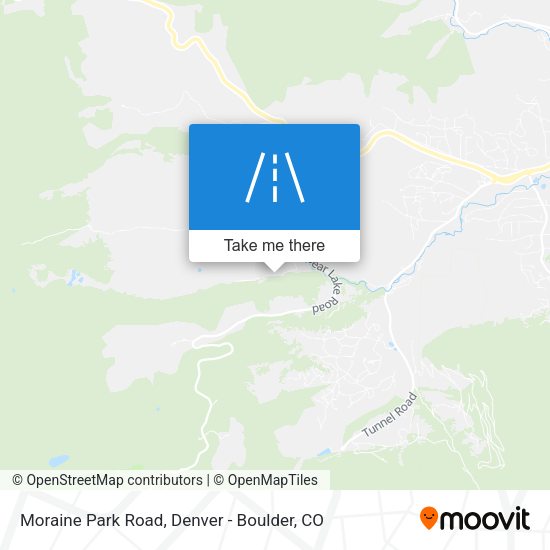 Moraine Park Road map