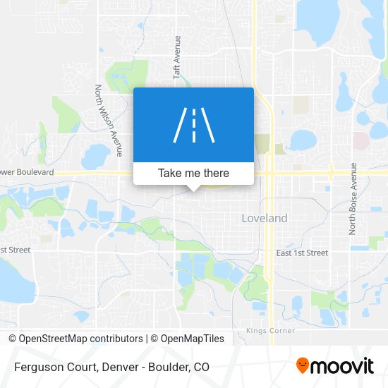 Ferguson Court map