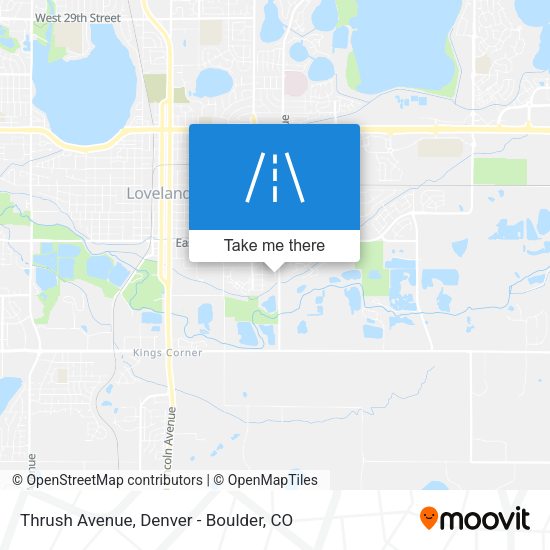 Mapa de Thrush Avenue