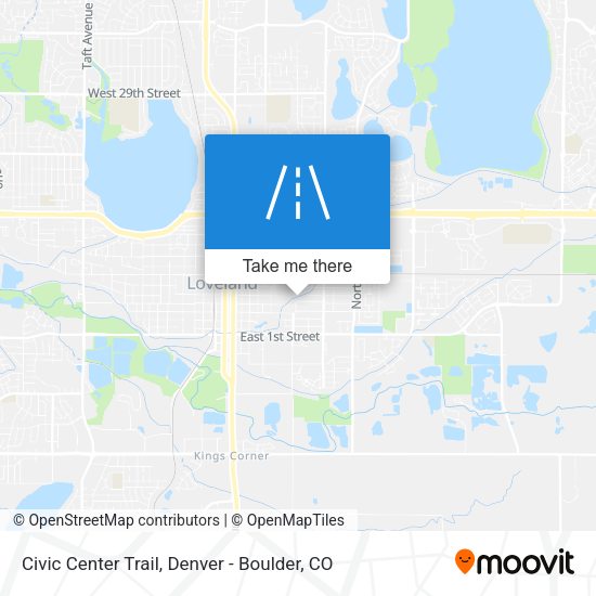 Civic Center Trail map