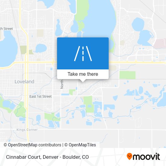 Cinnabar Court map