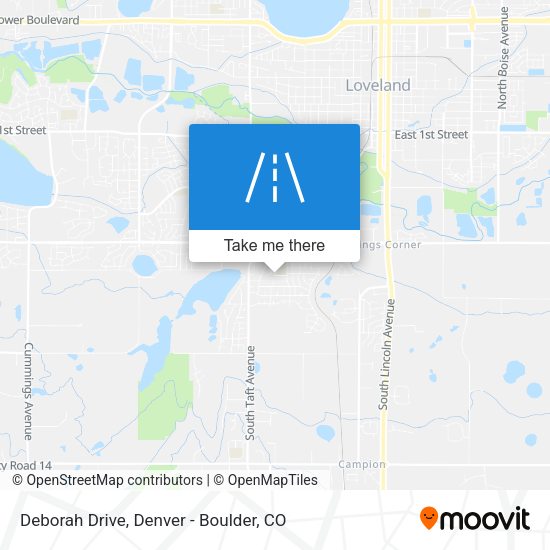 Deborah Drive map