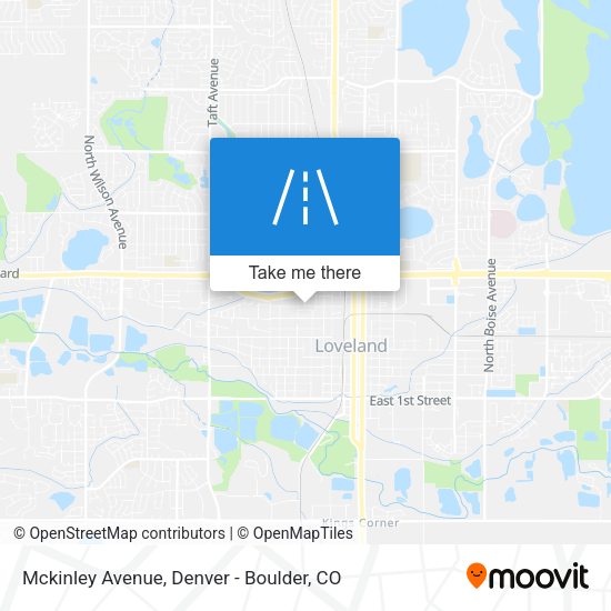 Mapa de Mckinley Avenue