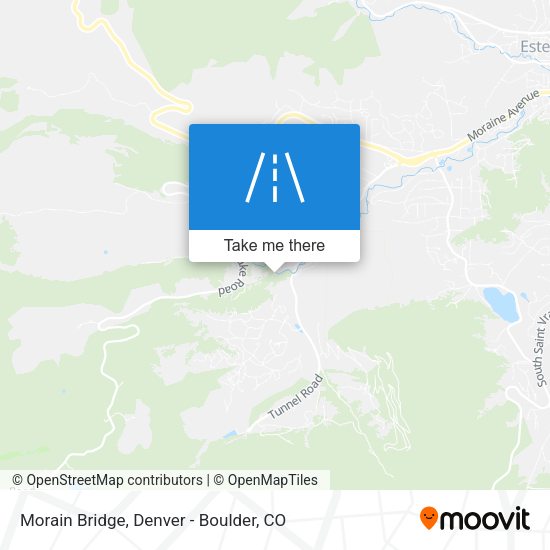 Mapa de Morain Bridge