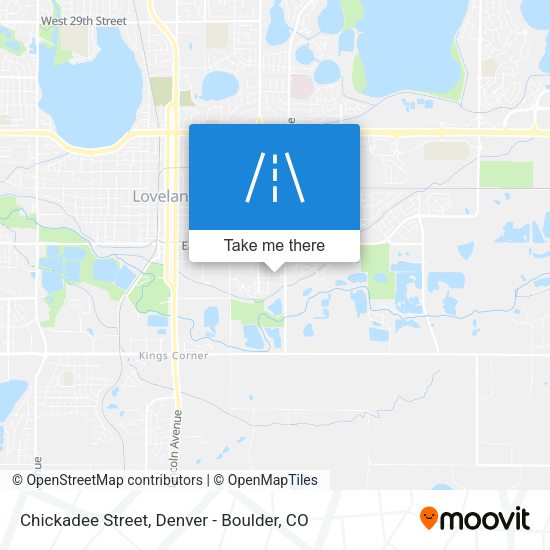 Mapa de Chickadee Street