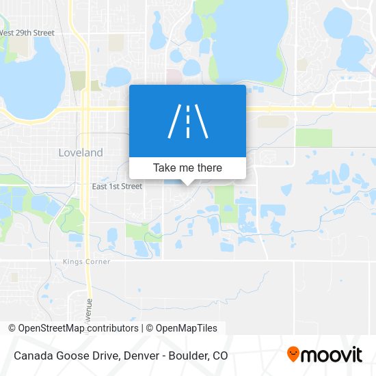 Mapa de Canada Goose Drive