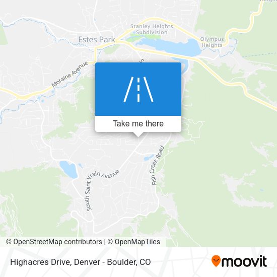 Highacres Drive map