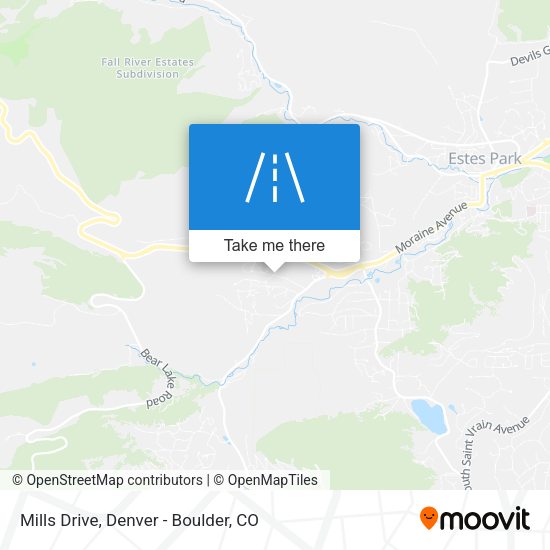 Mapa de Mills Drive