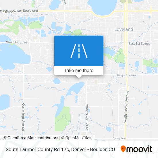 Mapa de South Larimer County Rd 17c