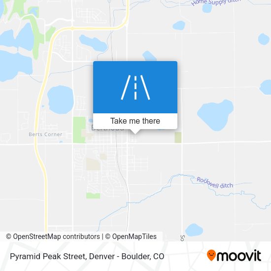 Pyramid Peak Street map
