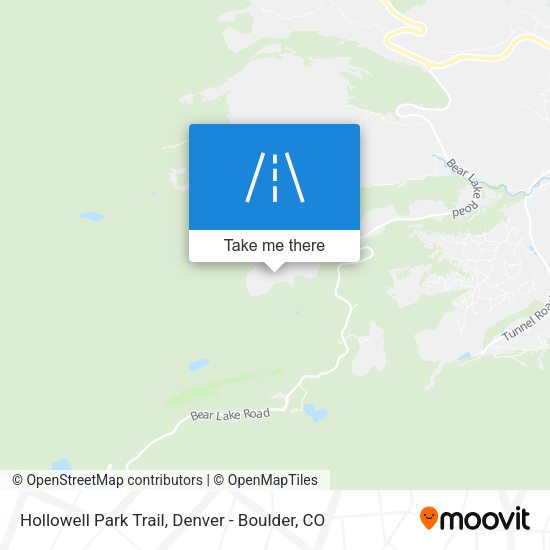Hollowell Park Trail map
